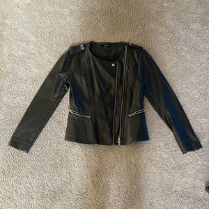 Pleather jacket.